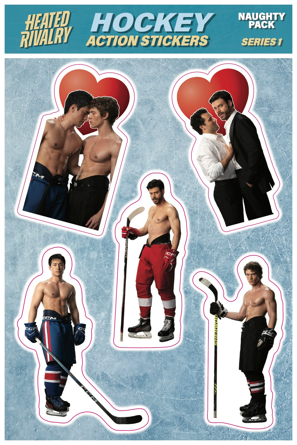 Heated Rivalry Sticker Pack – Naughty & Nice Edition