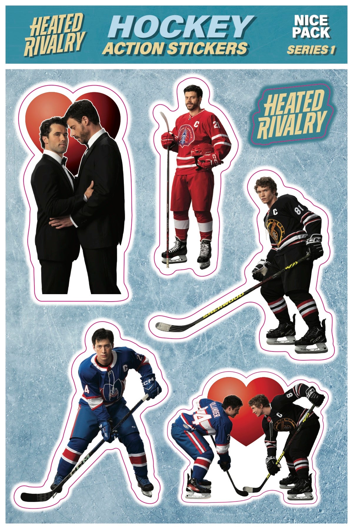Heated Rivalry Sticker Pack – Naughty & Nice Edition