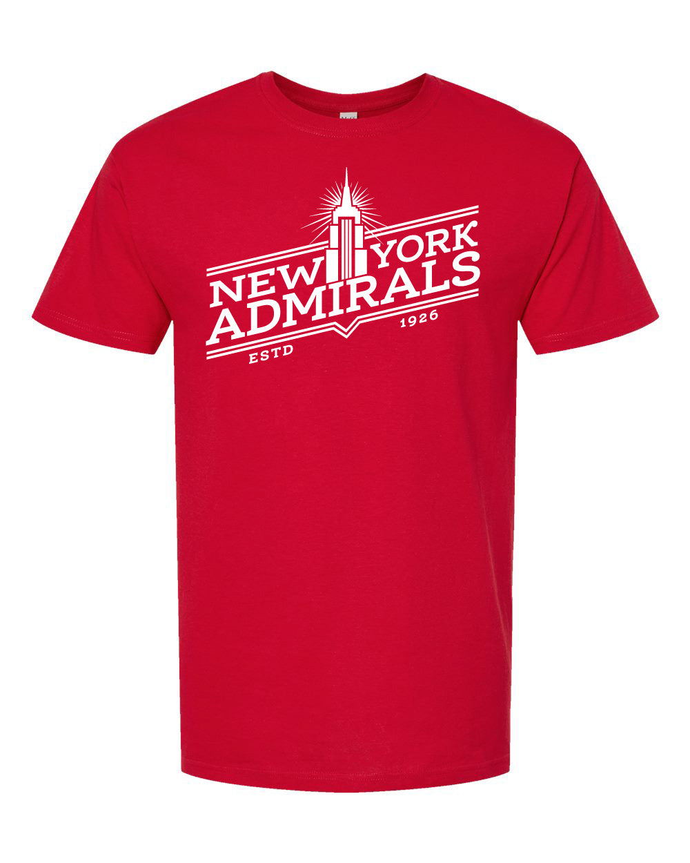 Scott Hunter #21 – New York Admirals Tee (Deep Red)